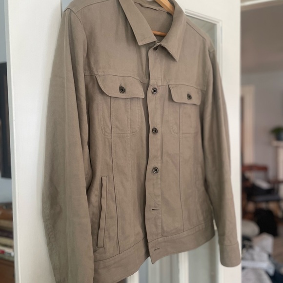 Vince Cotton Trucker Jacket - Picture 2 of 4